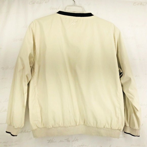 Glen Echo Pull Over Golf Size XL Tan Windbreaker - Picture 4 of 8